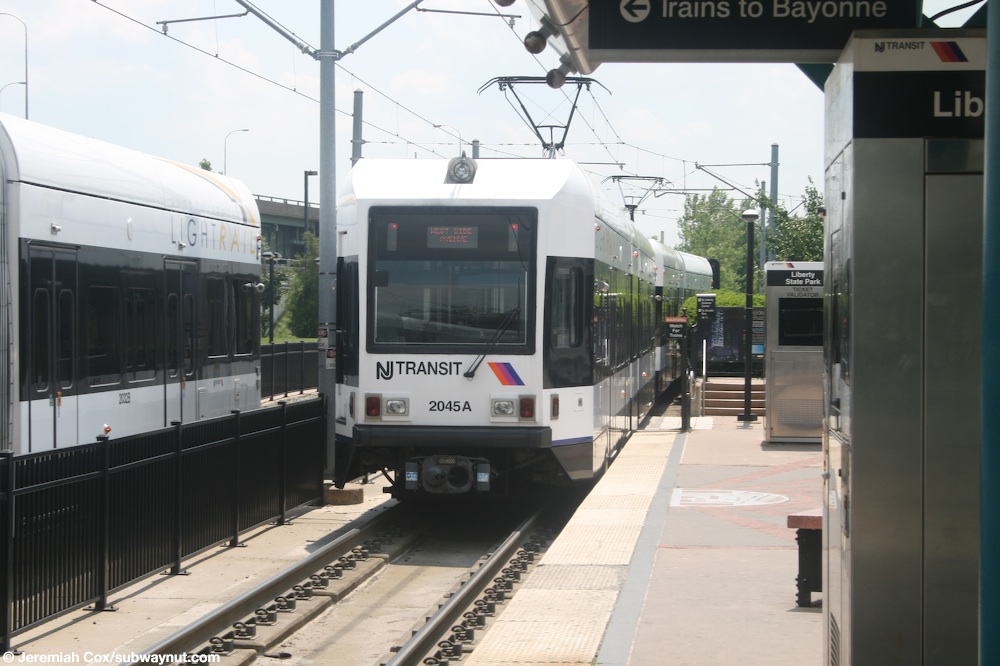 Long Branch to Liberty State Park with public transportation